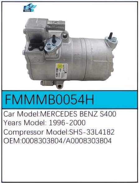 PartzBiz CE: -Compressor for Mercedes-Benz - FMMMB0054H PartzBiz CE: -Compressor for Mercedes-Benz - FMMMB0054H