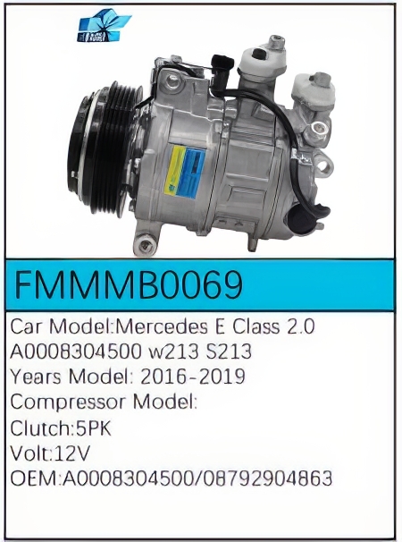 PartzBiz CE: -Compressor for Mercedes-Benz - FMMMB0069 PartzBiz CE: -Compressor for Mercedes-Benz - FMMMB0069