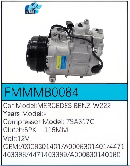 PartzBiz CE: -Compressor for Mercedes-Benz - FMMMB0084 PartzBiz CE: -Compressor for Mercedes-Benz - FMMMB0084