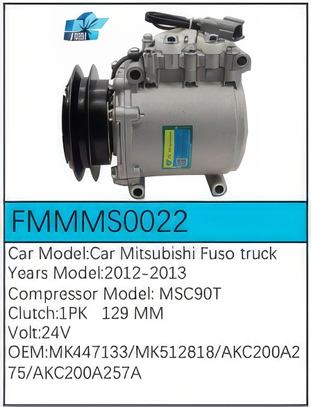 PartzBiz CE: -Compressor for Mitsubishi - FMMMS0022 PartzBiz CE: -Compressor for Mitsubishi - FMMMS0022
