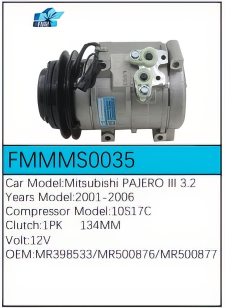 PartzBiz CE: -Compressor for Mitsubishi - FMMMS0035 PartzBiz CE: -Compressor for Mitsubishi - FMMMS0035