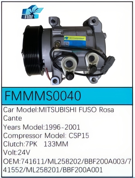 PartzBiz CE: -สำหรับคอมเพรสเซอร์ Mitsubishi - FMMMS0040 PartzBiz CE: -สำหรับคอมเพรสเซอร์ Mitsubishi - FMMMS0040