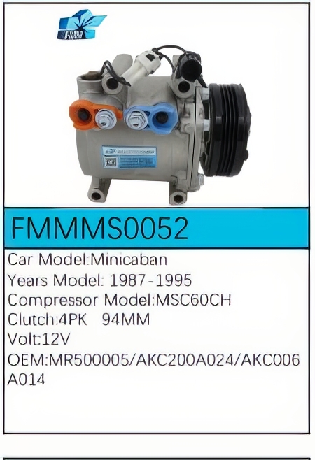 PartzBiz CE: -Compressor for Mitsubishi - FMMMS0052 PartzBiz CE: -Compressor for Mitsubishi - FMMMS0052
