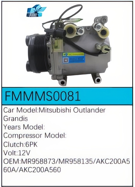PartzBiz CE: -Compressor for Mitsubishi - FMMMS0081 PartzBiz CE: -Compressor for Mitsubishi - FMMMS0081