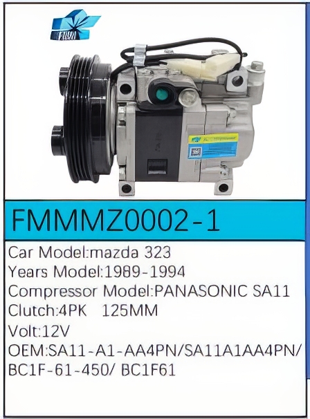 PartzBiz CE: -สำหรับคอมเพรสเซอร์ Mazda - FMMMZ0002-1 PartzBiz CE: -สำหรับคอมเพรสเซอร์ Mazda - FMMMZ0002-1