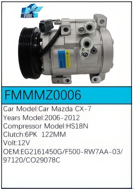 PartzBiz CE: -Compressor for Mazda - FMMMZ0006 PartzBiz CE: -Compressor for Mazda - FMMMZ0006