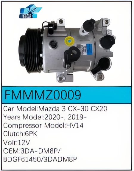 PartzBiz CE: -Compressor for Mazda - FMMMZ0009 PartzBiz CE: -Compressor for Mazda - FMMMZ0009