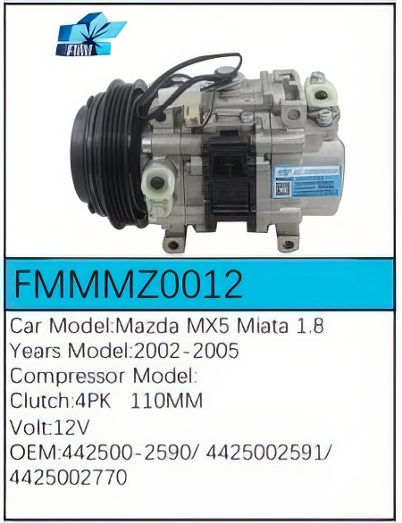 PartzBiz CE: -สำหรับคอมเพรสเซอร์ Mazda - FMMMZ0012 PartzBiz CE: -สำหรับคอมเพรสเซอร์ Mazda - FMMMZ0012
