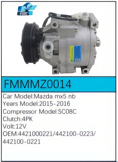 PartzBiz CE: -สำหรับคอมเพรสเซอร์ Mazda - FMMMZ0014 PartzBiz CE: -สำหรับคอมเพรสเซอร์ Mazda - FMMMZ0014