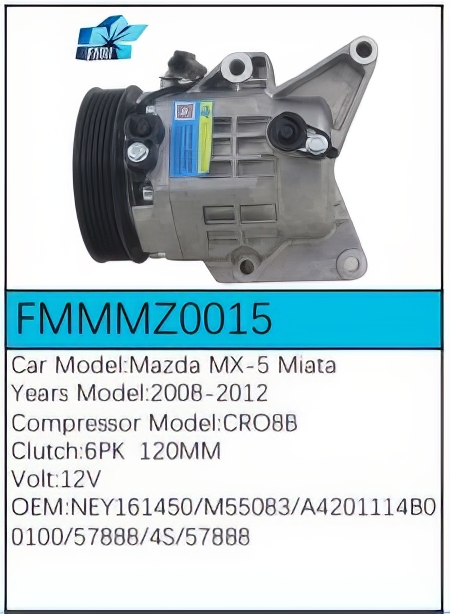 PartzBiz CE: -Compressor for Mazda - FMMMZ0015 PartzBiz CE: -Compressor for Mazda - FMMMZ0015