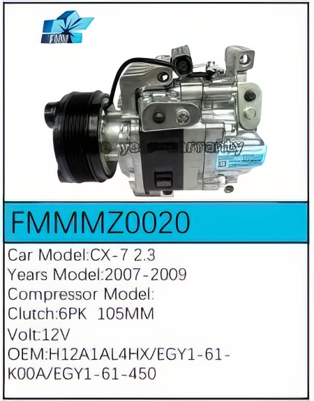 PartzBiz CE: -Compressor for Mazda - FMMMZ0020 PartzBiz CE: -Compressor for Mazda - FMMMZ0020