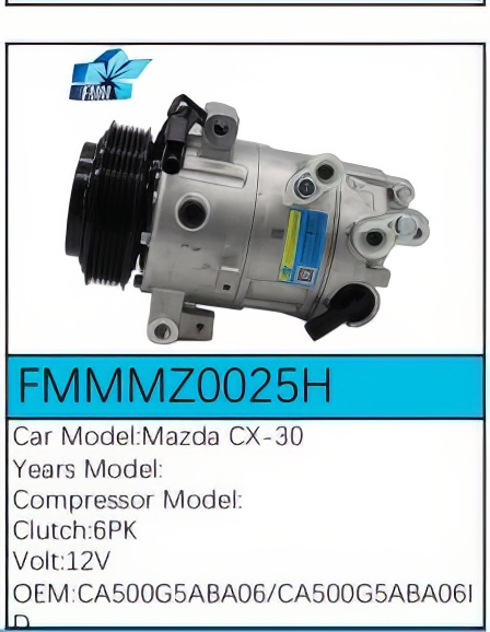 PartzBiz CE: -สำหรับคอมเพรสเซอร์ Mazda - FMMMZ0025H PartzBiz CE: -สำหรับคอมเพรสเซอร์ Mazda - FMMMZ0025H
