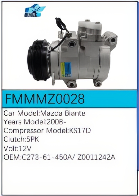 PartzBiz CE: -Compressor for Mazda - FMMMZ0028 PartzBiz CE: -Compressor for Mazda - FMMMZ0028