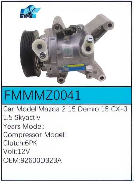 PartzBiz CE: -Compressor for Mazda - FMMMZ0041 PartzBiz CE: -Compressor for Mazda - FMMMZ0041