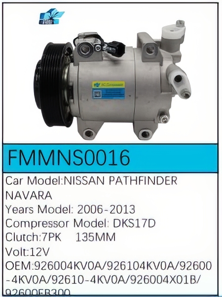 PartzBiz CE: -สำหรับคอมเพรสเซอร์ Nissan - FMMNS0016 PartzBiz CE: -สำหรับคอมเพรสเซอร์ Nissan - FMMNS0016