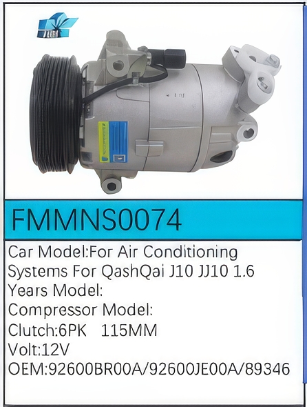 PartzBiz CE: -สำหรับคอมเพรสเซอร์ Nissan - FMMNS0074 PartzBiz CE: -สำหรับคอมเพรสเซอร์ Nissan - FMMNS0074