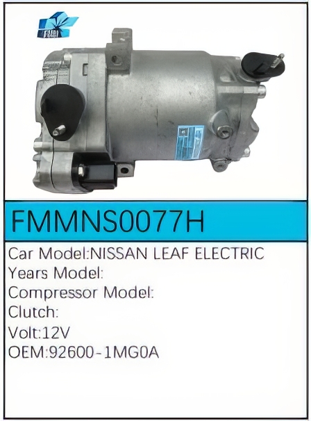 PartzBiz CE: -Compressor for Nissan - FMMNS0077H PartzBiz CE: -Compressor for Nissan - FMMNS0077H