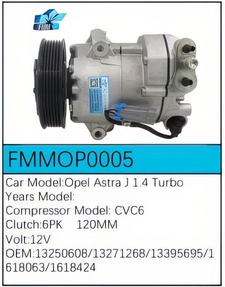 PartzBiz CE: -สำหรับคอมเพรสเซอร์ Opel - FMMOP0005 PartzBiz CE: -สำหรับคอมเพรสเซอร์ Opel - FMMOP0005