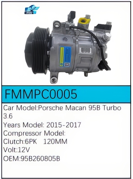 PartzBiz CE: -Compressor for Porsche - FMMPC0005 PartzBiz CE: -Compressor for Porsche - FMMPC0005