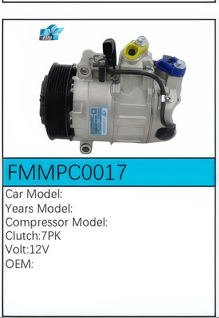 PartzBiz CE: -Compressor for Porsche - FMMPC0017 PartzBiz CE: -Compressor for Porsche - FMMPC0017
