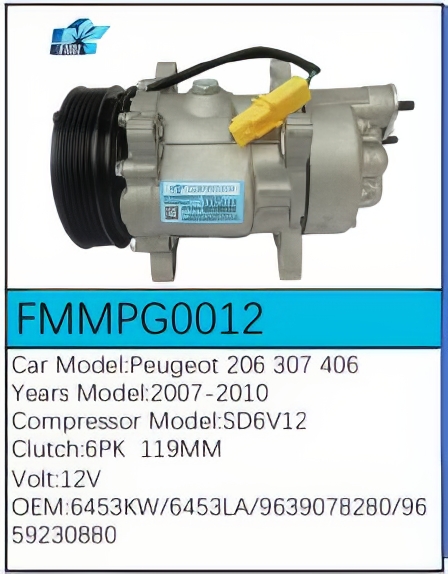 PartzBiz CE: -สำหรับคอมเพรสเซอร์ Peugeot - FMMPG0012 PartzBiz CE: -สำหรับคอมเพรสเซอร์ Peugeot - FMMPG0012