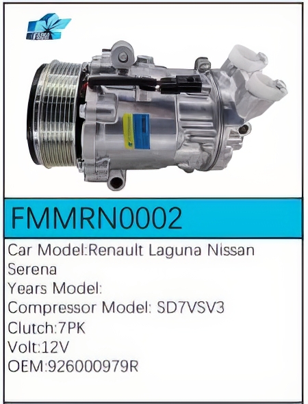 PartzBiz CE: -สำหรับคอมเพรสเซอร์ Renault - FMMRN0002 PartzBiz CE: -สำหรับคอมเพรสเซอร์ Renault - FMMRN0002