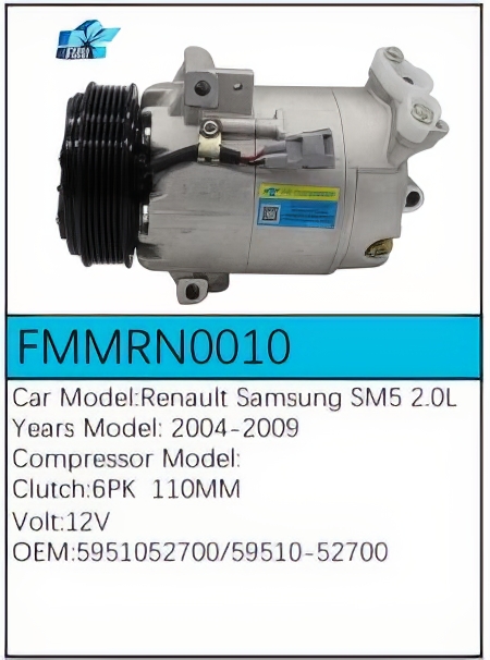 PartzBiz CE: -สำหรับคอมเพรสเซอร์ Renault - FMMRN0010 PartzBiz CE: -สำหรับคอมเพรสเซอร์ Renault - FMMRN0010