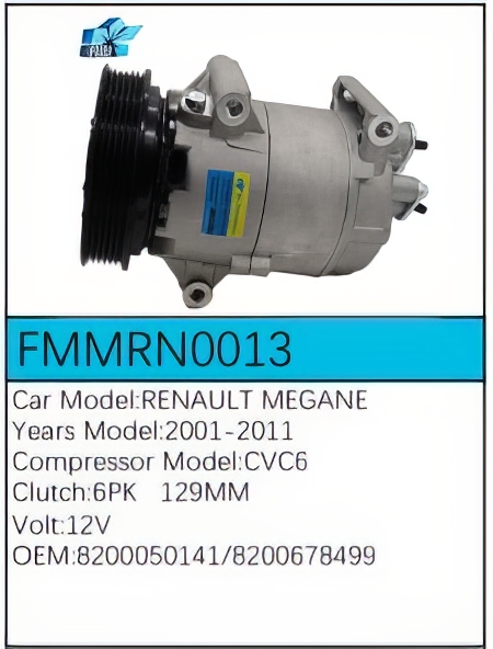 PartzBiz CE: -สำหรับคอมเพรสเซอร์ Renault - FMMRN0013 PartzBiz CE: -สำหรับคอมเพรสเซอร์ Renault - FMMRN0013
