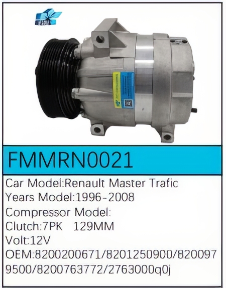 PartzBiz CE: -สำหรับคอมเพรสเซอร์ Renault - FMMRN0021 PartzBiz CE: -สำหรับคอมเพรสเซอร์ Renault - FMMRN0021