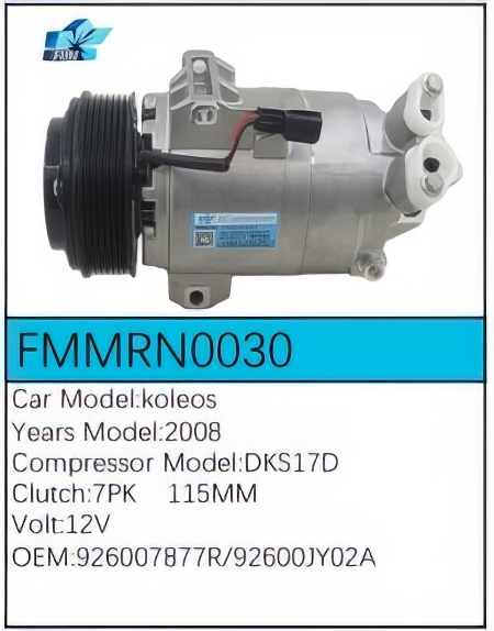 PartzBiz CE: -สำหรับคอมเพรสเซอร์ Renault - FMMRN0030 PartzBiz CE: -สำหรับคอมเพรสเซอร์ Renault - FMMRN0030