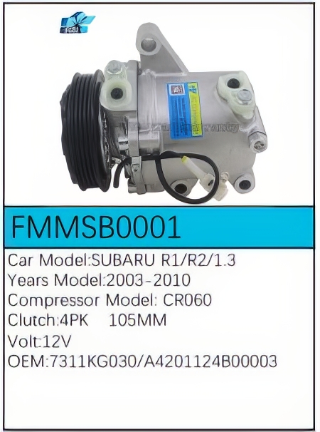 PartzBiz CE: -Compressor for Subaru - FMMSB0001 PartzBiz CE: -Compressor for Subaru - FMMSB0001
