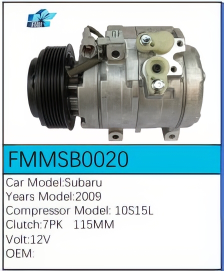 PartzBiz CE: -สำหรับคอมเพรสเซอร์ Subaru - FMMSB0020 PartzBiz CE: -สำหรับคอมเพรสเซอร์ Subaru - FMMSB0020