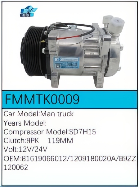 PartzBiz CE: -Compressor for MAN - FMMTK0009 PartzBiz CE: -Compressor for MAN - FMMTK0009