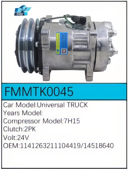 PartzBiz CE: -Compressor FMMTK0045 PartzBiz CE: -Compressor FMMTK0045