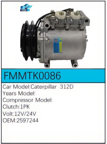 PartzBiz CE: -สำหรับคอมเพรสเซอร์ Caterpillar - FMMTK0086 PartzBiz CE: -สำหรับคอมเพรสเซอร์ Caterpillar - FMMTK0086