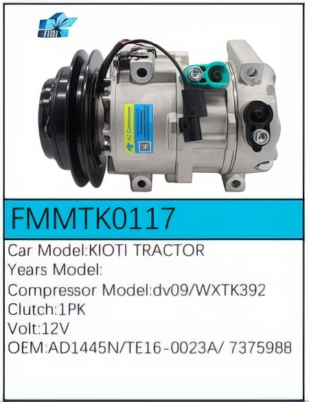 PartzBiz CE: -Compressor FMMTK0117 PartzBiz CE: -Compressor FMMTK0117