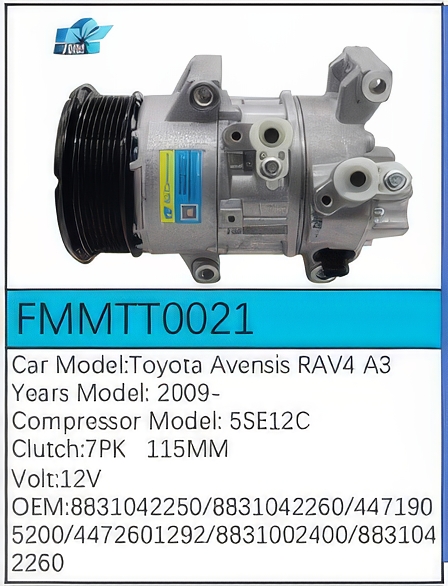 PartzBiz CE: -สำหรับคอมเพรสเซอร์ Toyota - FMMTT0021 PartzBiz CE: -สำหรับคอมเพรสเซอร์ Toyota - FMMTT0021