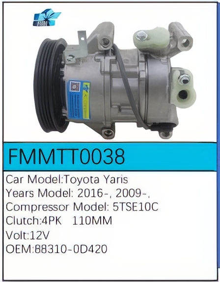 PartzBiz CE: -Compressor for Toyota - FMMTT0038 PartzBiz CE: -Compressor for Toyota - FMMTT0038