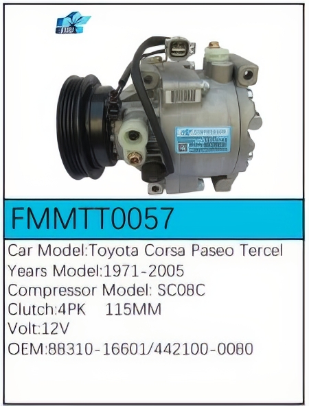 PartzBiz CE: -Compressor for Toyota - FMMTT0057 PartzBiz CE: -Compressor for Toyota - FMMTT0057