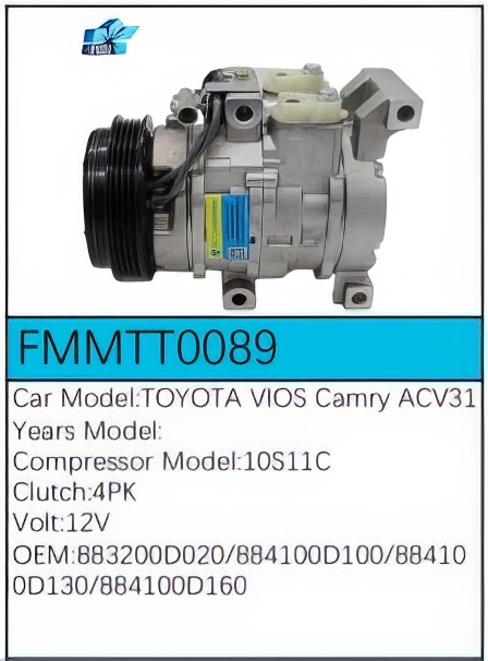 PartzBiz CE: -สำหรับคอมเพรสเซอร์ Toyota - FMMTT0089 PartzBiz CE: -สำหรับคอมเพรสเซอร์ Toyota - FMMTT0089