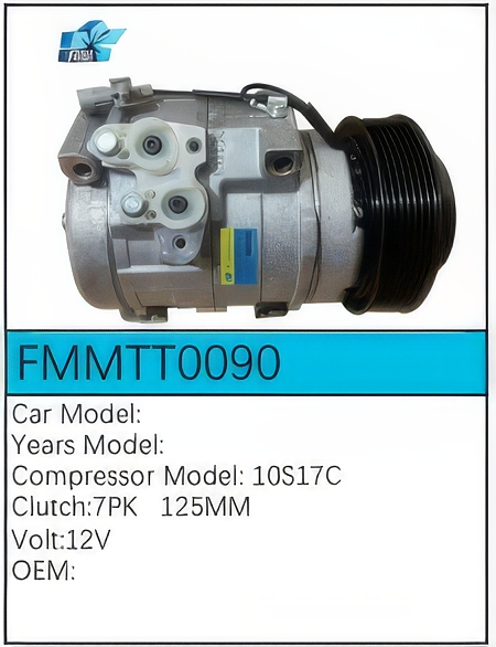 PartzBiz CE: -Compressor for Toyota - FMMTT0090 PartzBiz CE: -Compressor for Toyota - FMMTT0090