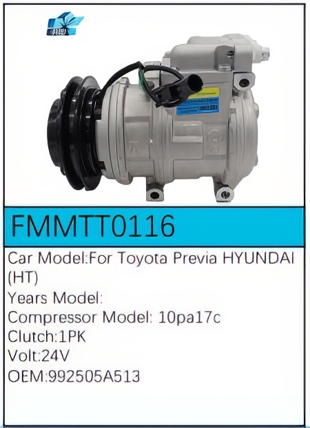 PartzBiz CE: -สำหรับคอมเพรสเซอร์ Toyota - FMMTT0116 PartzBiz CE: -สำหรับคอมเพรสเซอร์ Toyota - FMMTT0116
