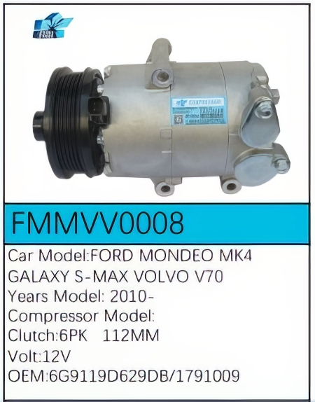 PartzBiz CE: -Compressor for Volvo - FMMVV0008 PartzBiz CE: -Compressor for Volvo - FMMVV0008
