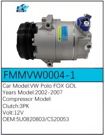 PartzBiz CE: -Compressor for Volkswagen - FMMVW0004-1 PartzBiz CE: -Compressor for Volkswagen - FMMVW0004-1