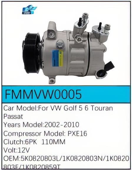 PartzBiz CE: -สำหรับคอมเพรสเซอร์ Volkswagen - FMMVW0005 PartzBiz CE: -สำหรับคอมเพรสเซอร์ Volkswagen - FMMVW0005