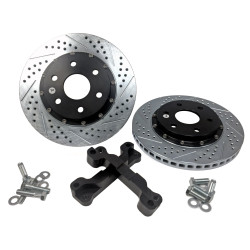 PartzBiz CM 2301028 - Baer Brakes EradiSpeed+ Front 2-piece Performance Brake Rotors