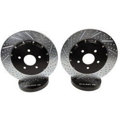 PartzBiz CM 2302068 - Baer Brakes EradiSpeed+ Rear 2-piece Performance Brake Rotors