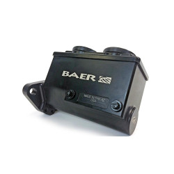 PartzBiz CM 6801274RP - ReMaster 2-Bolt GM/Ford Master Cyl Assembly, Black, 1-1/8in bore, Right port.