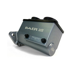 PartzBiz CM 6801262RP - ReMaster 2-Bolt GM/Ford Master Cyl Assembly, Gray, 15/16in bore, Right port.