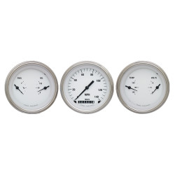 PartzBiz CM WH04SLF - เครื่องดนตรีคลาสสิค White Hot Three Gauge Set